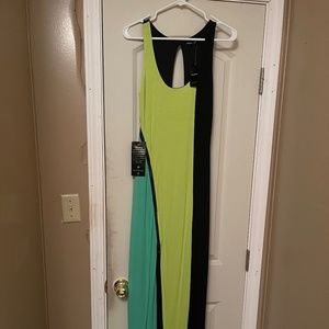 Bebe Zipped Maxi Dress